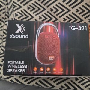 Xsound TG-321 Red Portable Wireless Speaker